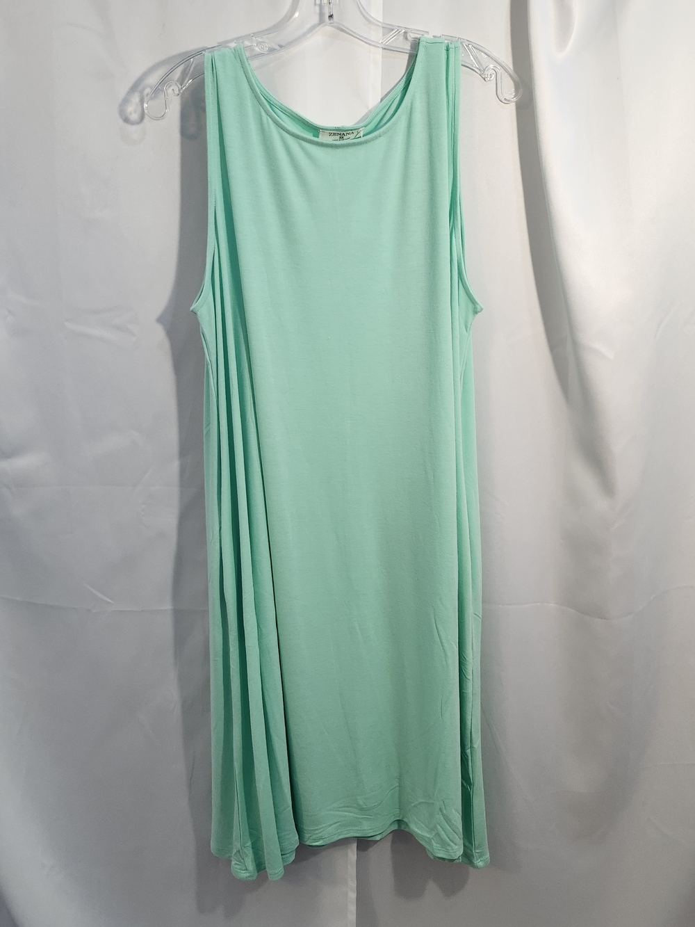 Zenana Outfitters Mint Green Sleeveless Midi Dress